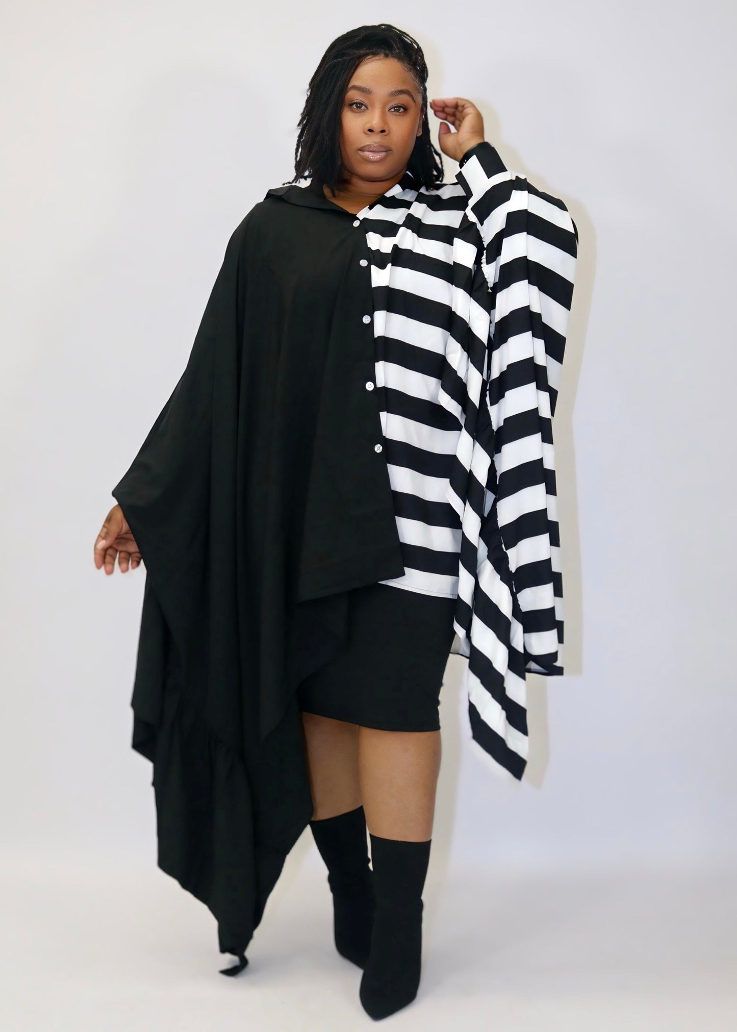 Stripes and Solids (Black)