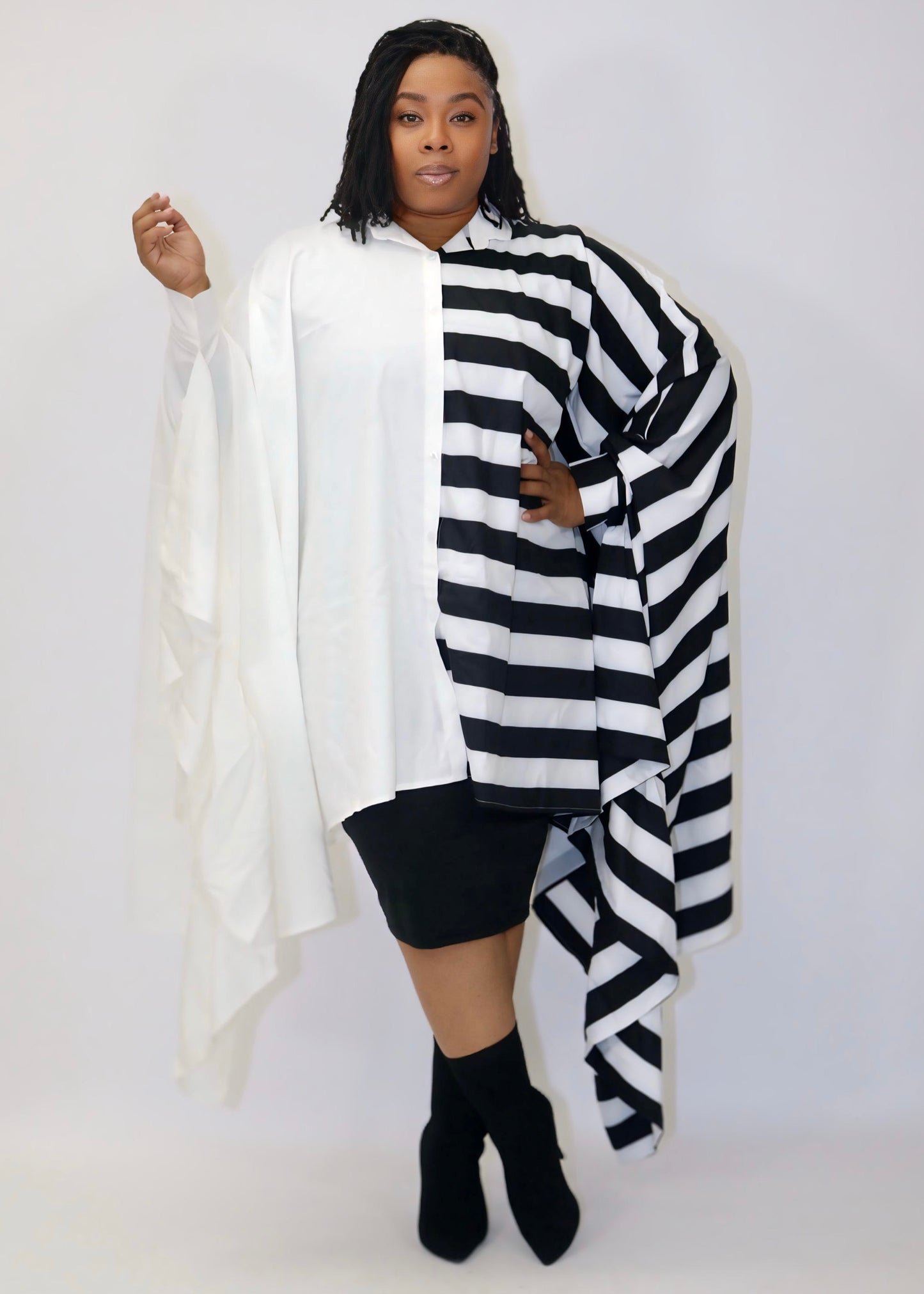Stripes and Solids (White)