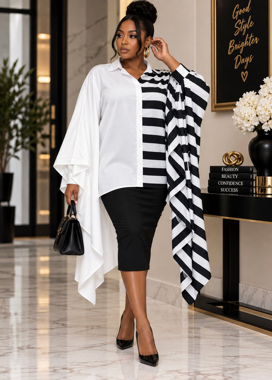 Stripes and Solids Top