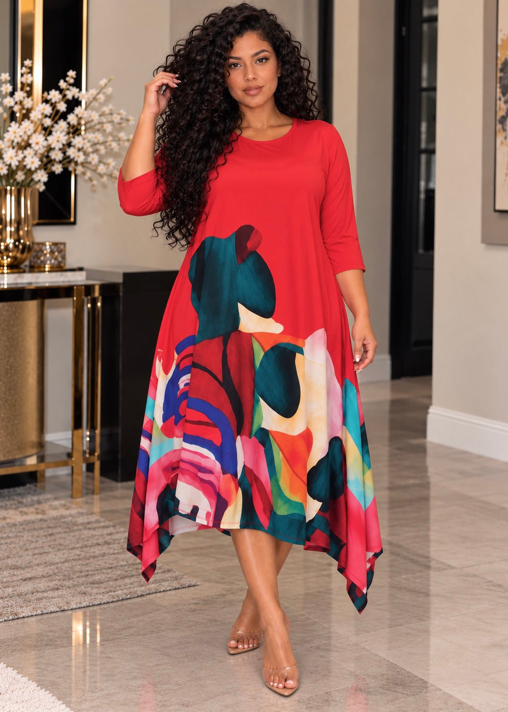 The Painted Rhythm Dress