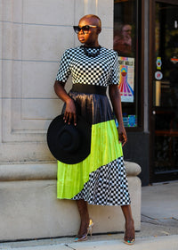 Item 6 - Checkers And Pleats | Skirt